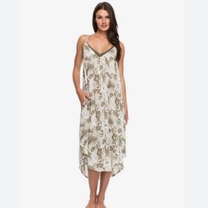 Floral Print Women's Sleepwear Dress